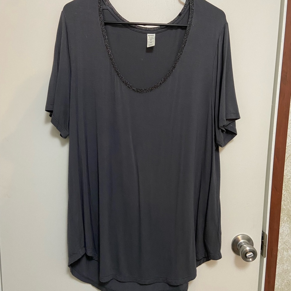 Heather gray luxe T shirt